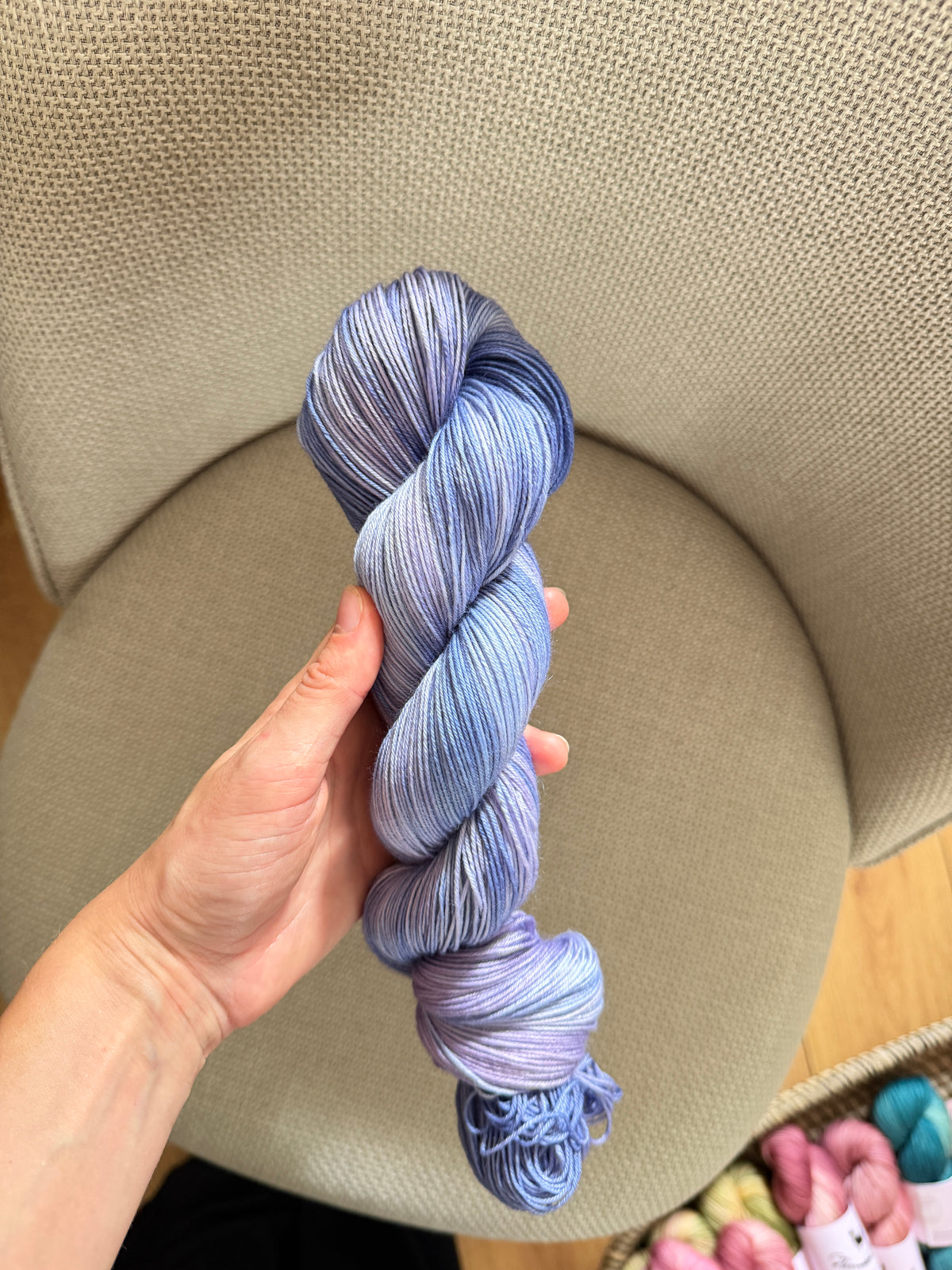 NEW!Hand dyed yarn by Stoncusknit colour 57