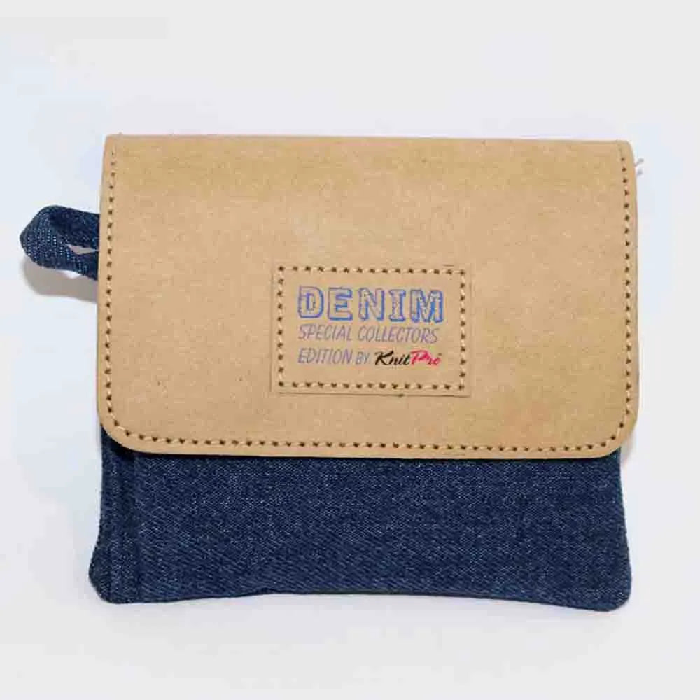KnitPro Interchangeable needle set mini wood indigo