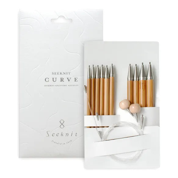 Seeknit Curve Koshitsu Inter. Needle Set L 15cm White (PRE-ORDER)