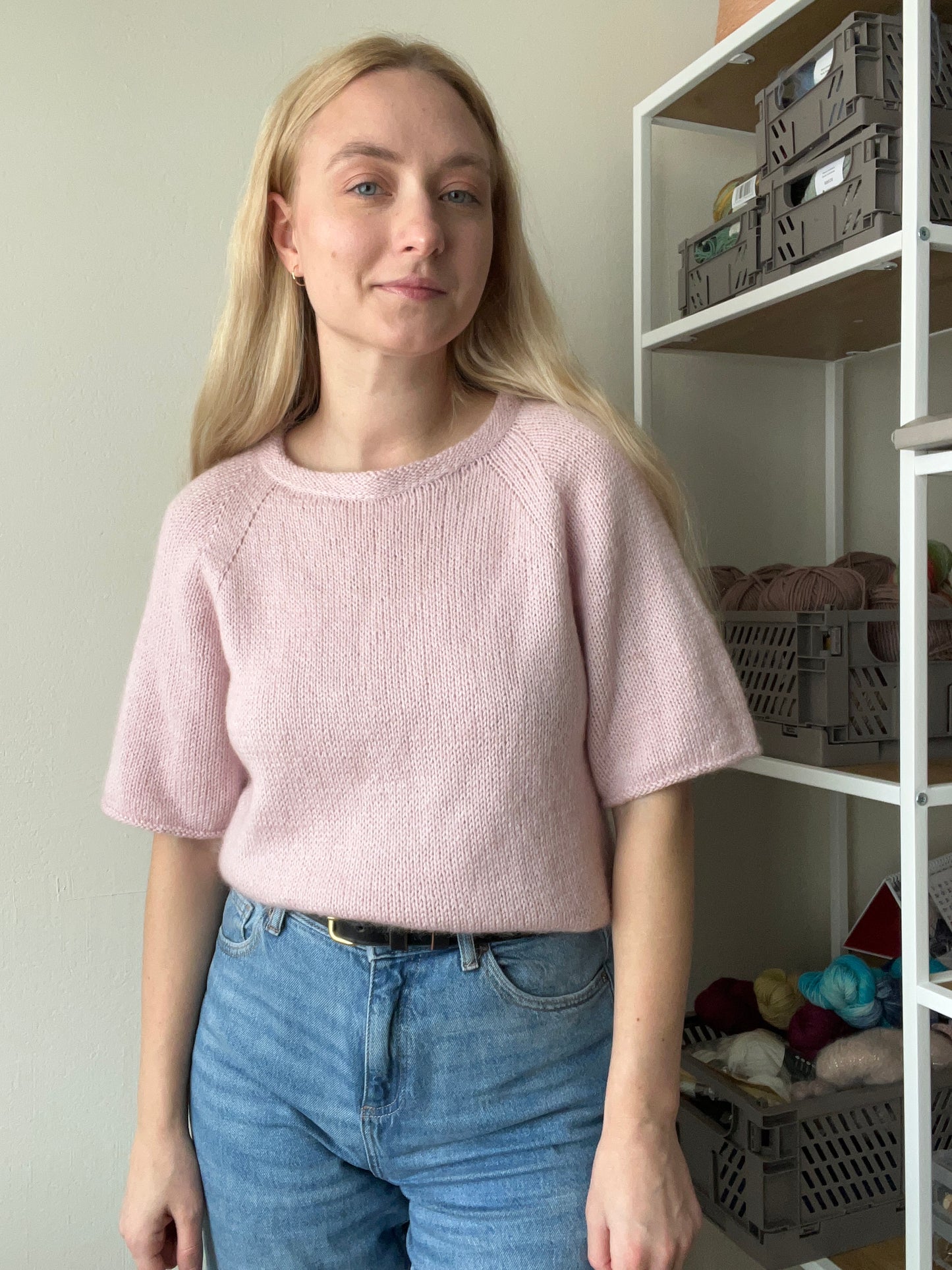 “Pamela” - three-quarter sleeve" sweater (digital product) English