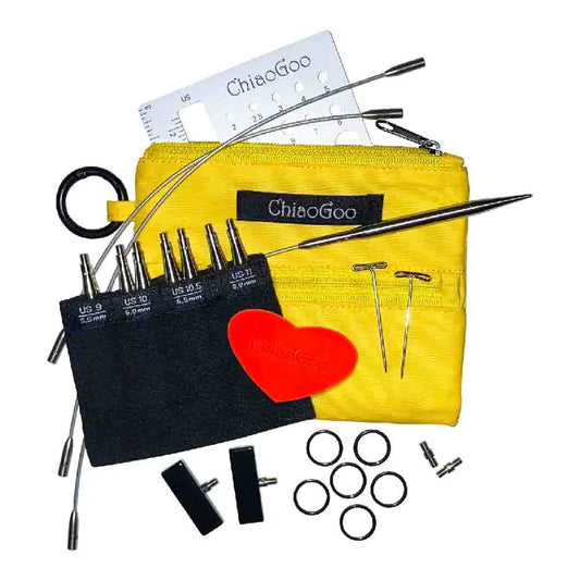 ChiaoGoo TWIST Large Shorties Set 8cm 5.50-8.00mm (PRE-ORDER)