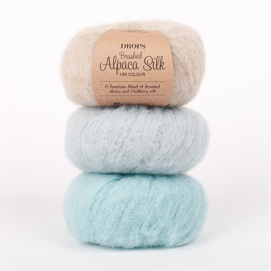 DROPS Brushed Alpaca Silk - Wool Yarn