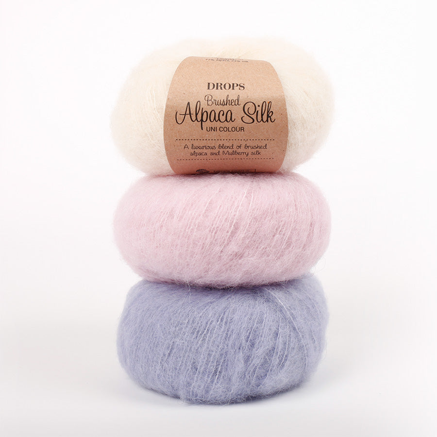 DROPS Brushed Alpaca Silk - Wool Yarn