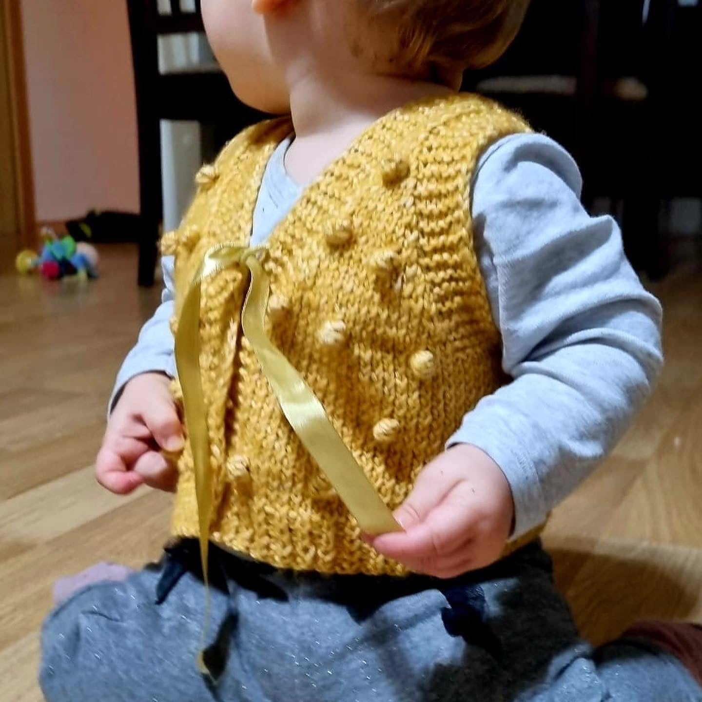 Veste bērniem "Pumpiņveste" Latviešu valodā