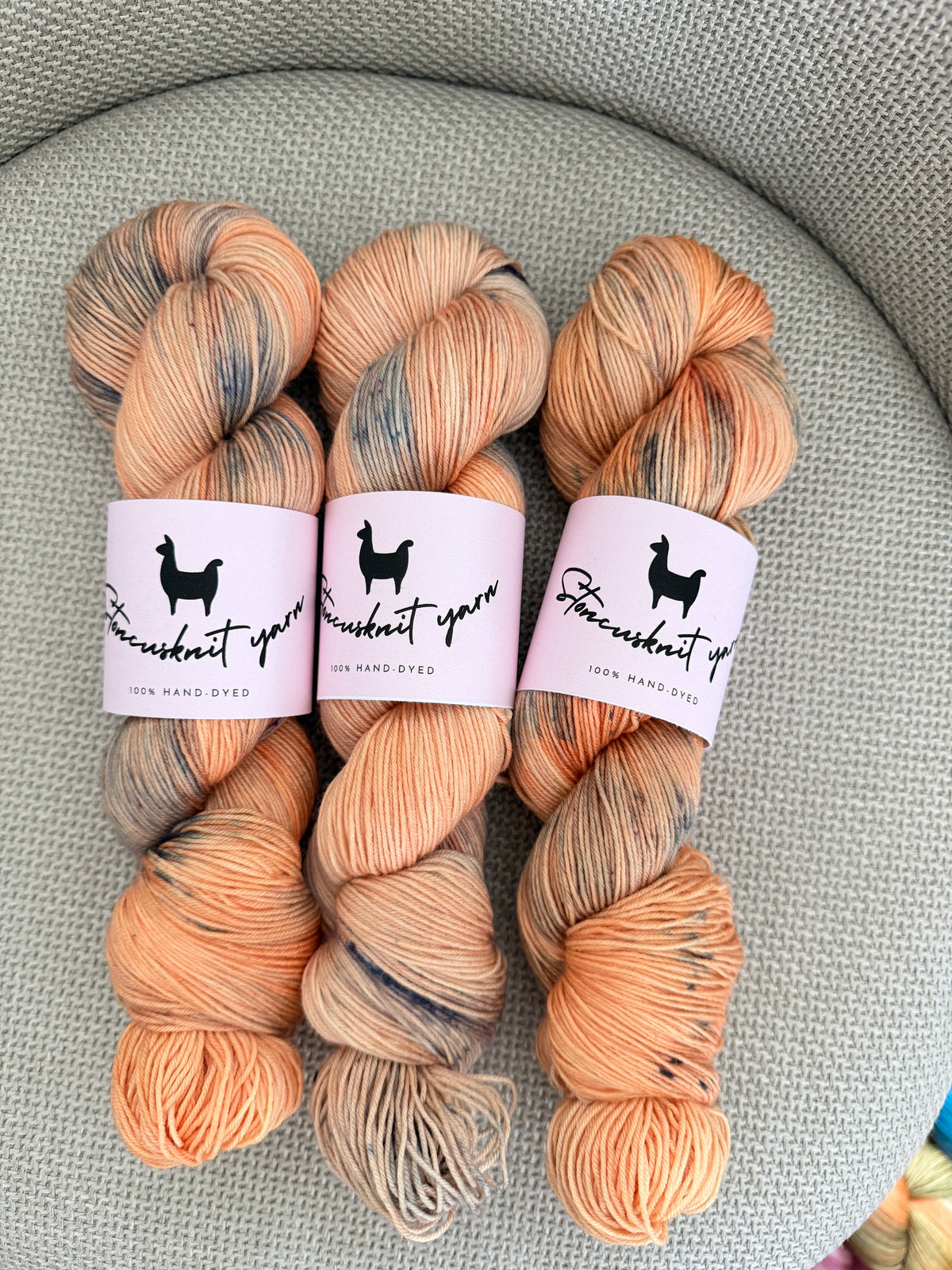NEW!Hand Dyed yarn by Stoncusknit colour 50