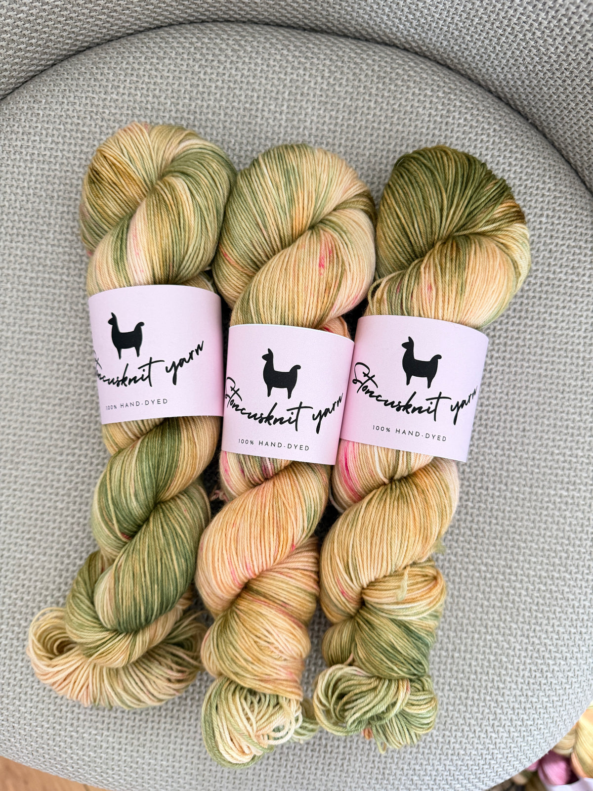 NEW!Hand Dyed yarn by Stoncusknit colour 51