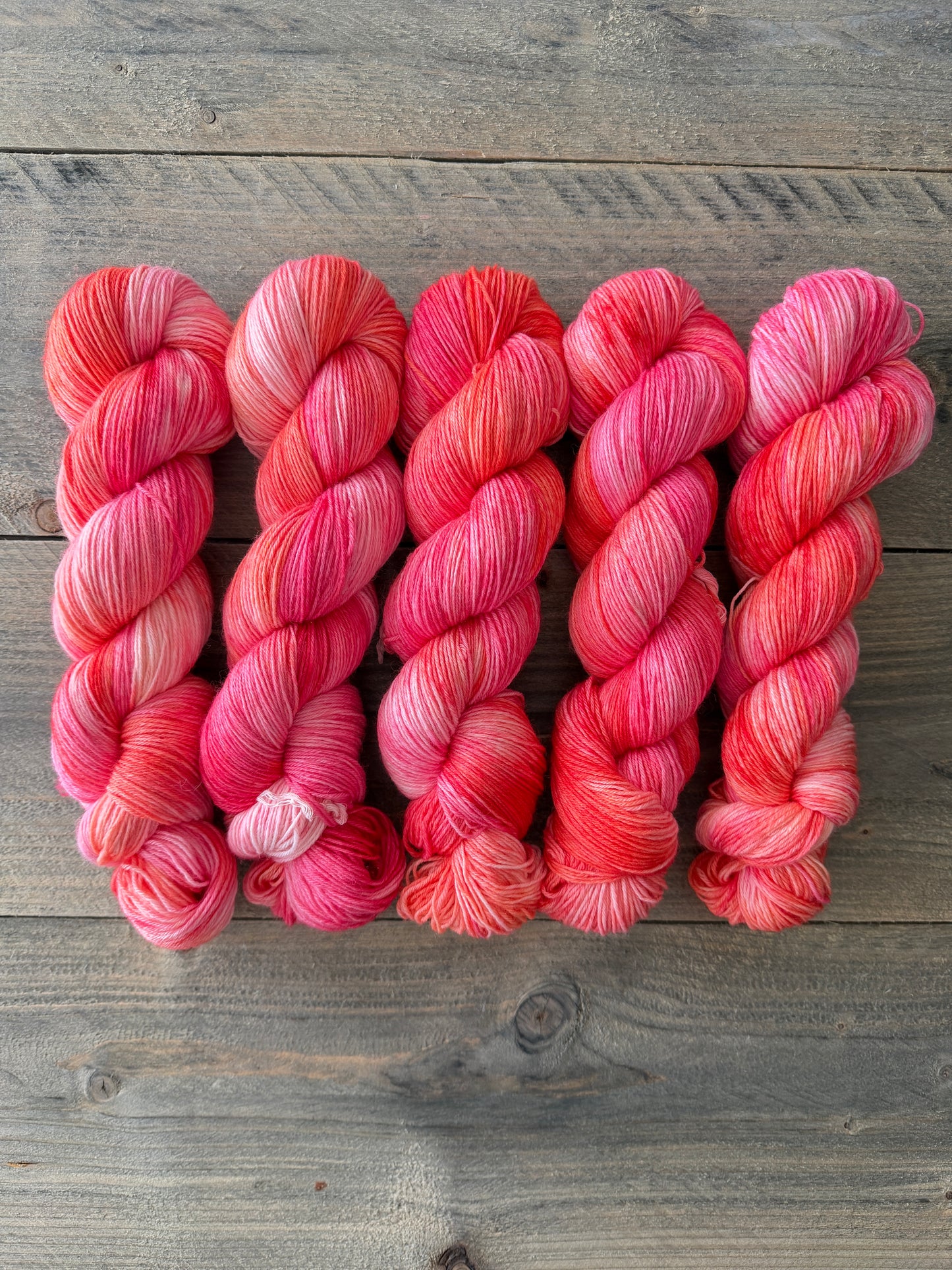 Hand dyed yarn by Stoncusknit colour 7