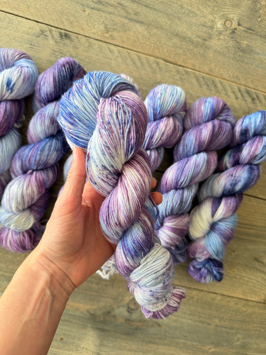 Hand dyed yarn by Stoncusknit colour 14