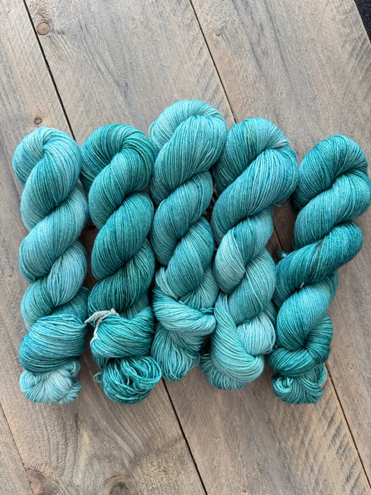 Hand Dyed yarn by Stoncusknit colour 2