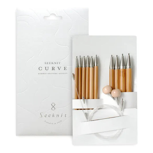 Seeknit Curve Koshitsu Inter. Needle Set L 15cm White (PRE-ORDER)