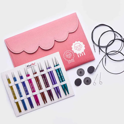 KnitPro Zing Interchang. needle tip set 13cm 3.50-8.00mm