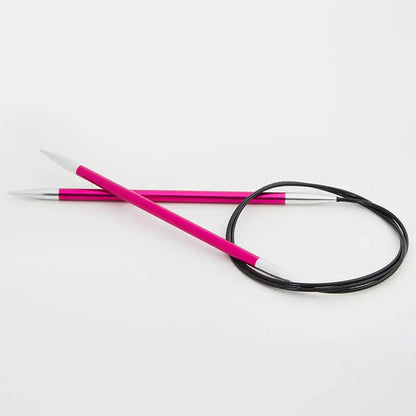 KnitPro ZING Circular Knitting Needles 80 cm